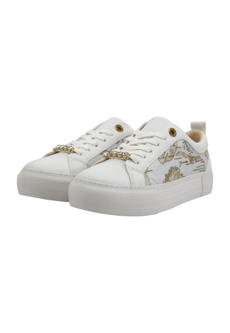 ALVIERO MARTINI 1° CLASSE Sneaker Donna Bianco Geo Safari N1815-0558 - Sandrini Calzature e Abbigliamento