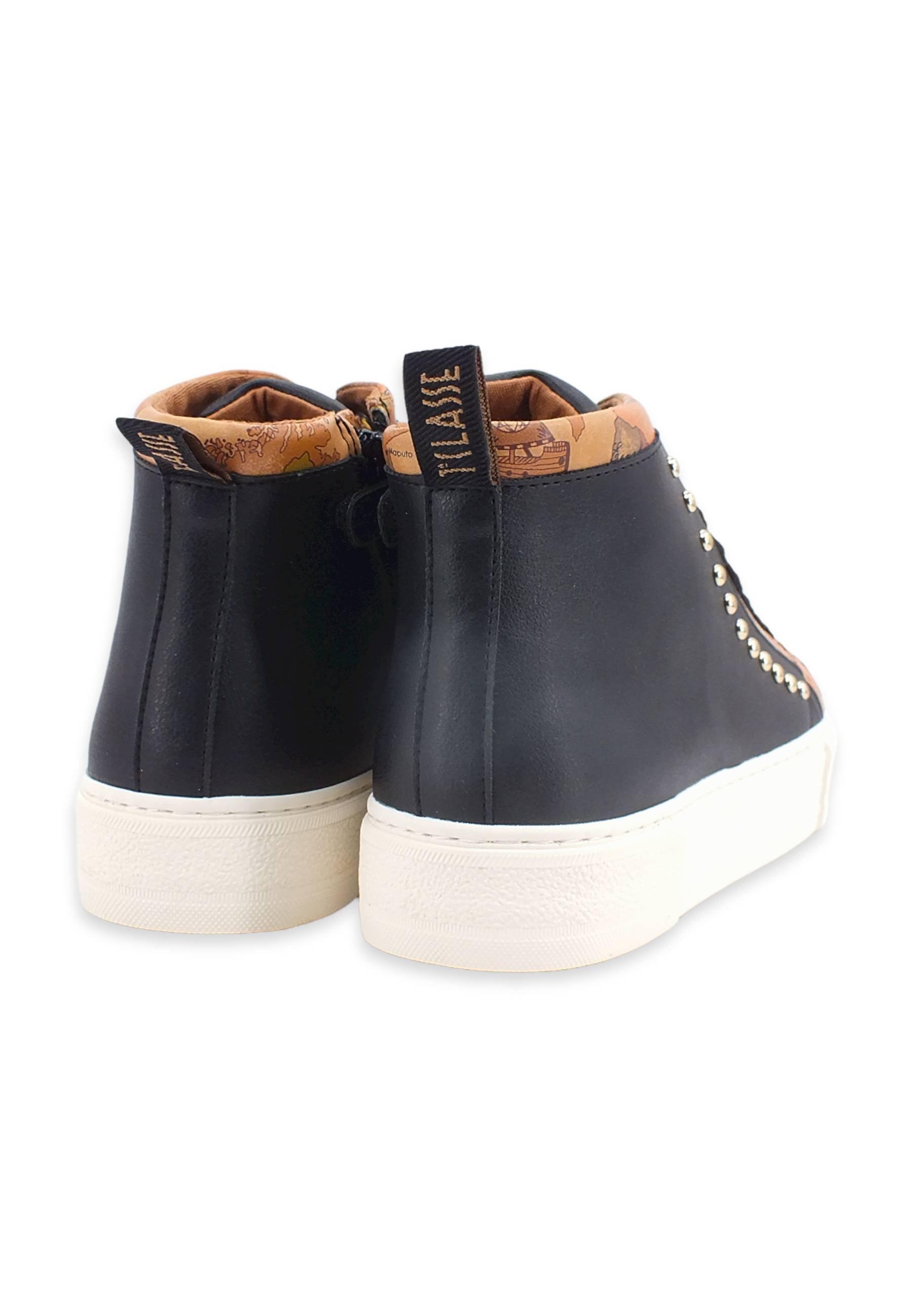 ALVIERO MARTINI 1° CLASSE Sneaker Donna Borchiette Black Geo Beige N1294-0193 - Sandrini Calzature e Abbigliamento