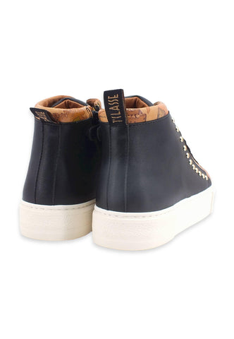 ALVIERO MARTINI 1° CLASSE Sneaker Donna Borchiette Black Geo Beige N1294-0193 - Sandrini Calzature e Abbigliamento