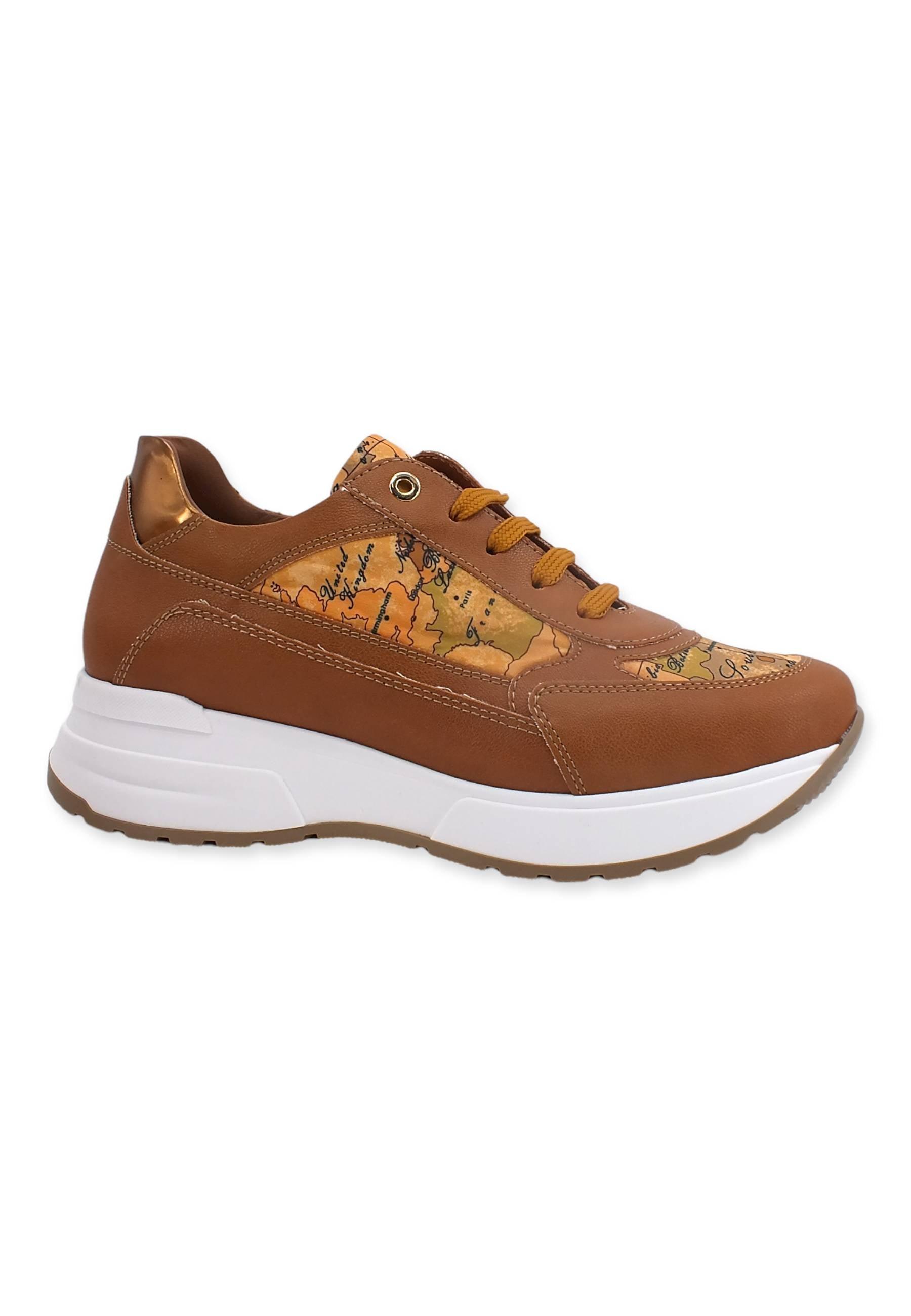 ALVIERO MARTINI 1° CLASSE Sneaker Donna Geo Leather Beige N1345-1502 - Sandrini Calzature e Abbigliamento