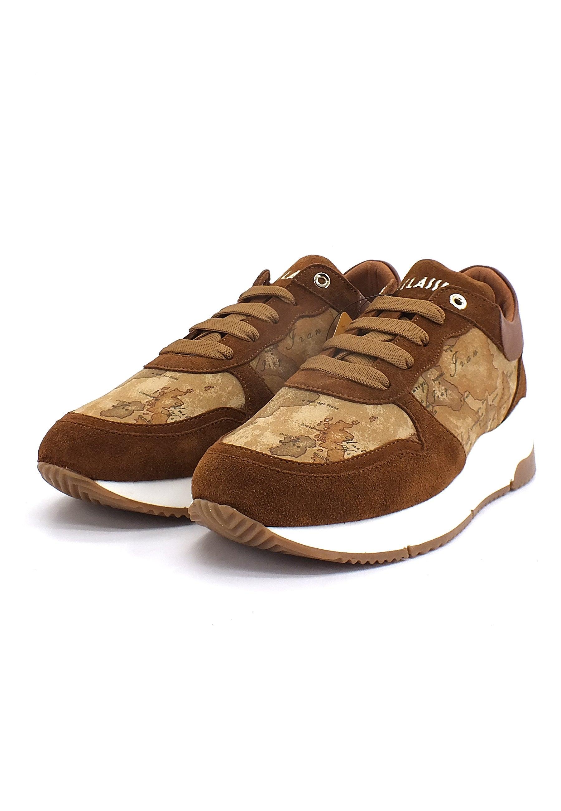 ALVIERO MARTINI 1° CLASSE Sneaker Donna Geo Marrone Natural Z0421-524F - Sandrini Calzature e Abbigliamento