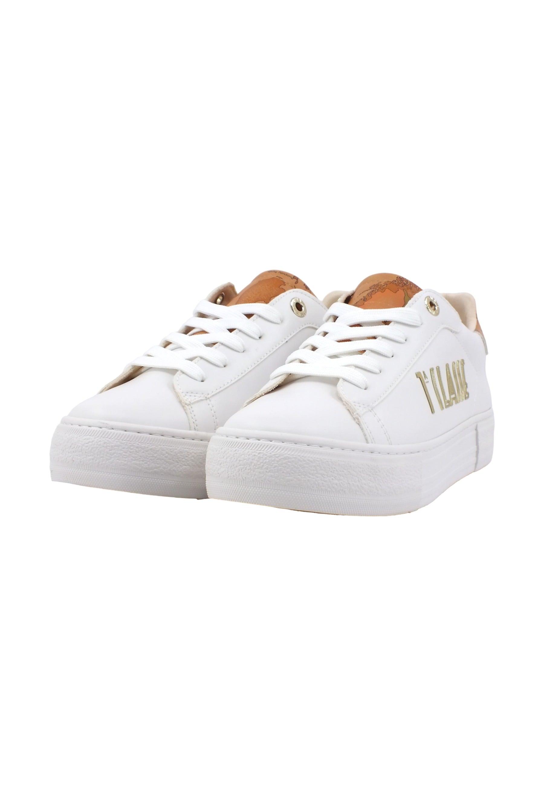 ALVIERO MARTINI 1° CLASSE Sneaker Donna White Beige Geo N1498-0289 - Sandrini Calzature e Abbigliamento