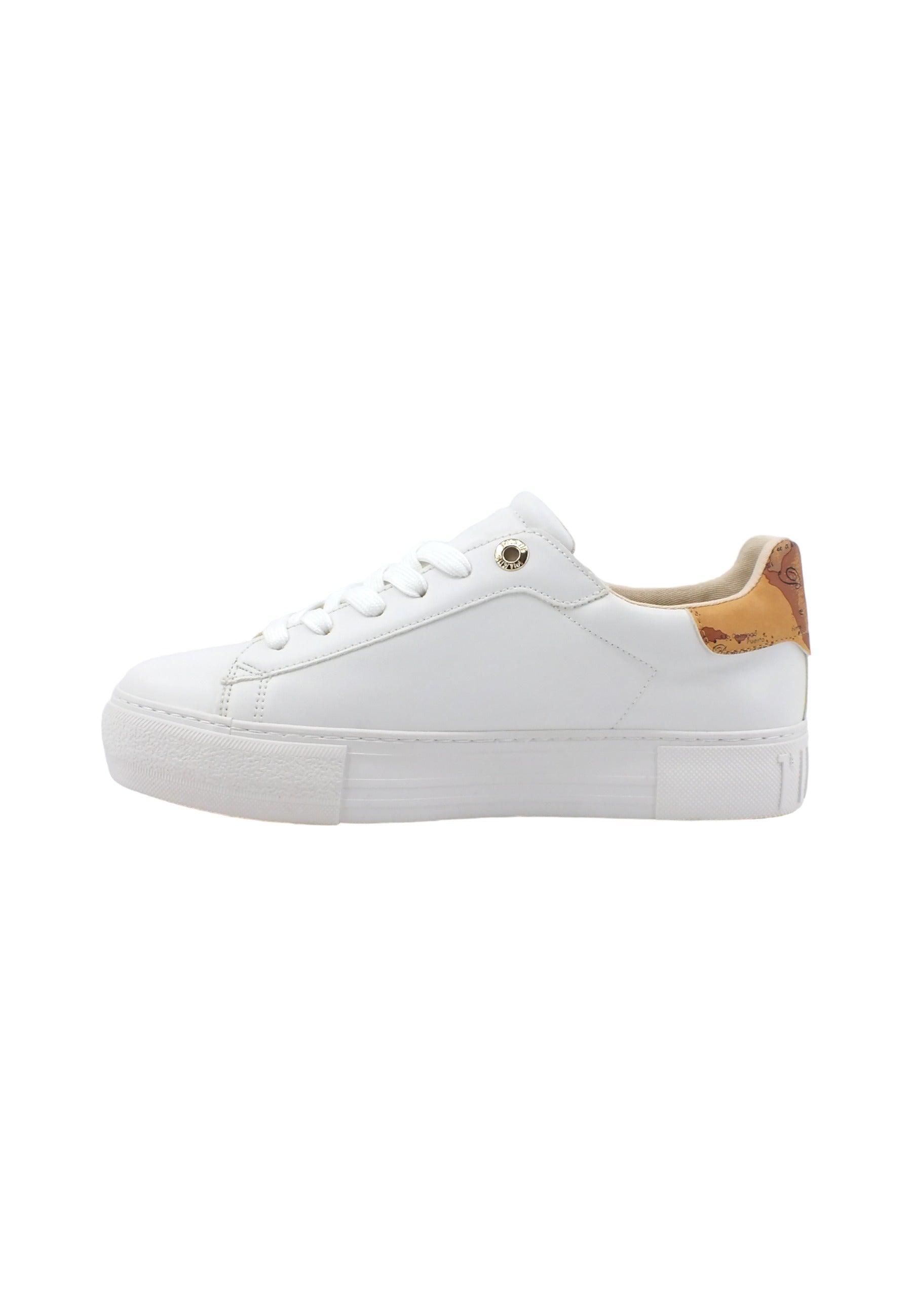 ALVIERO MARTINI 1° CLASSE Sneaker Donna White Beige Geo N1504-0289 - Sandrini Calzature e Abbigliamento