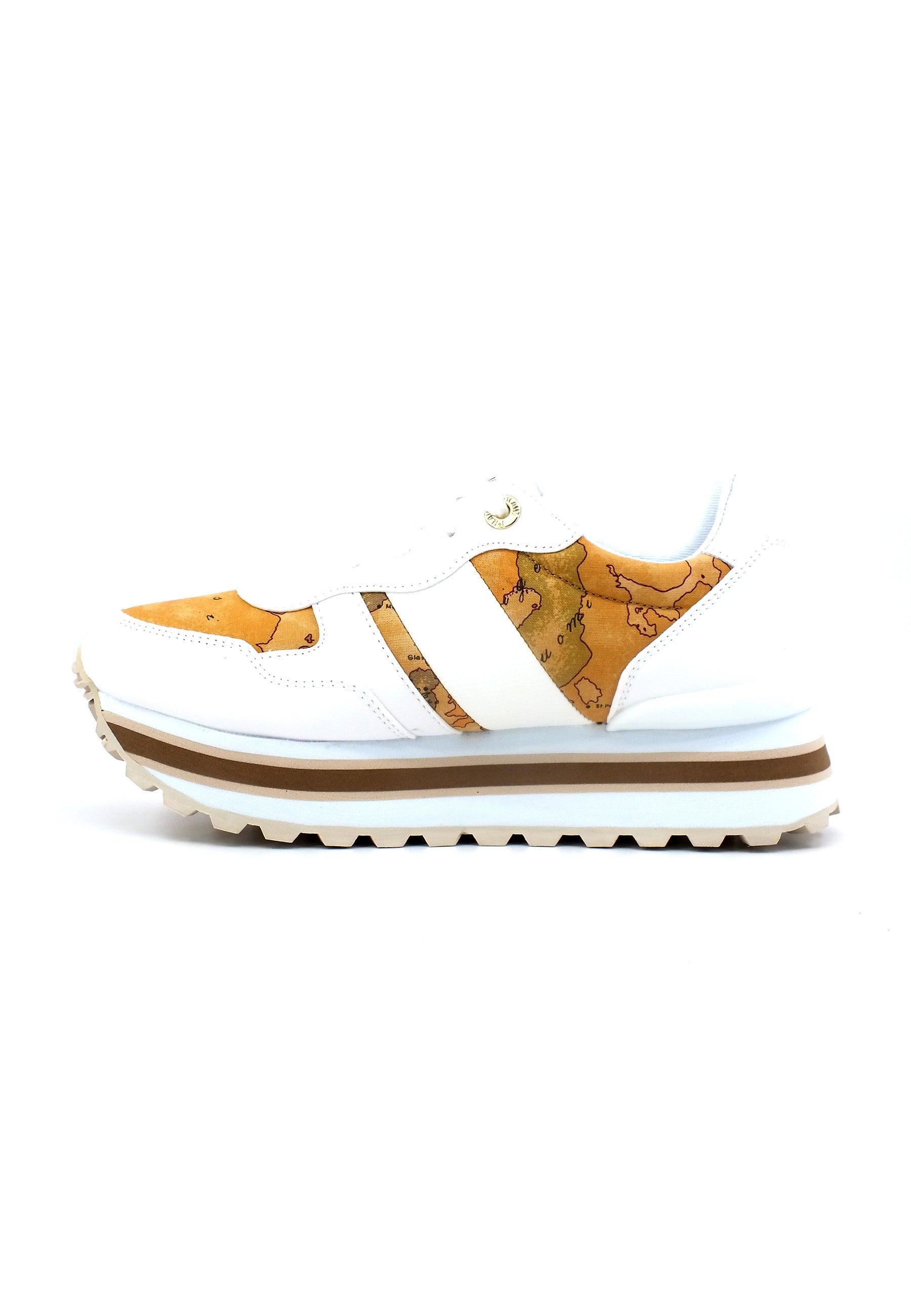 ALVIERO MARTINI 1° CLASSE Sneaker Donna White Beige N1520-0208 - Sandrini Calzature e Abbigliamento