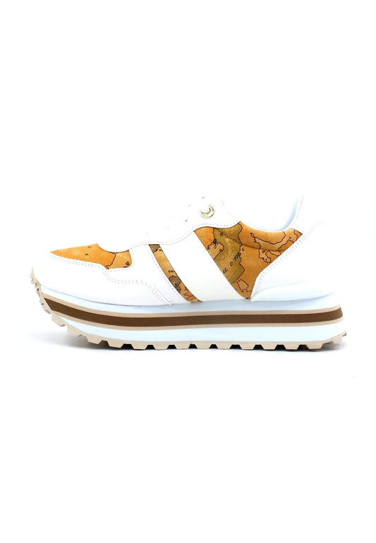 ALVIERO MARTINI 1° CLASSE Sneaker Donna White Beige N1520-0208 - Sandrini Calzature e Abbigliamento