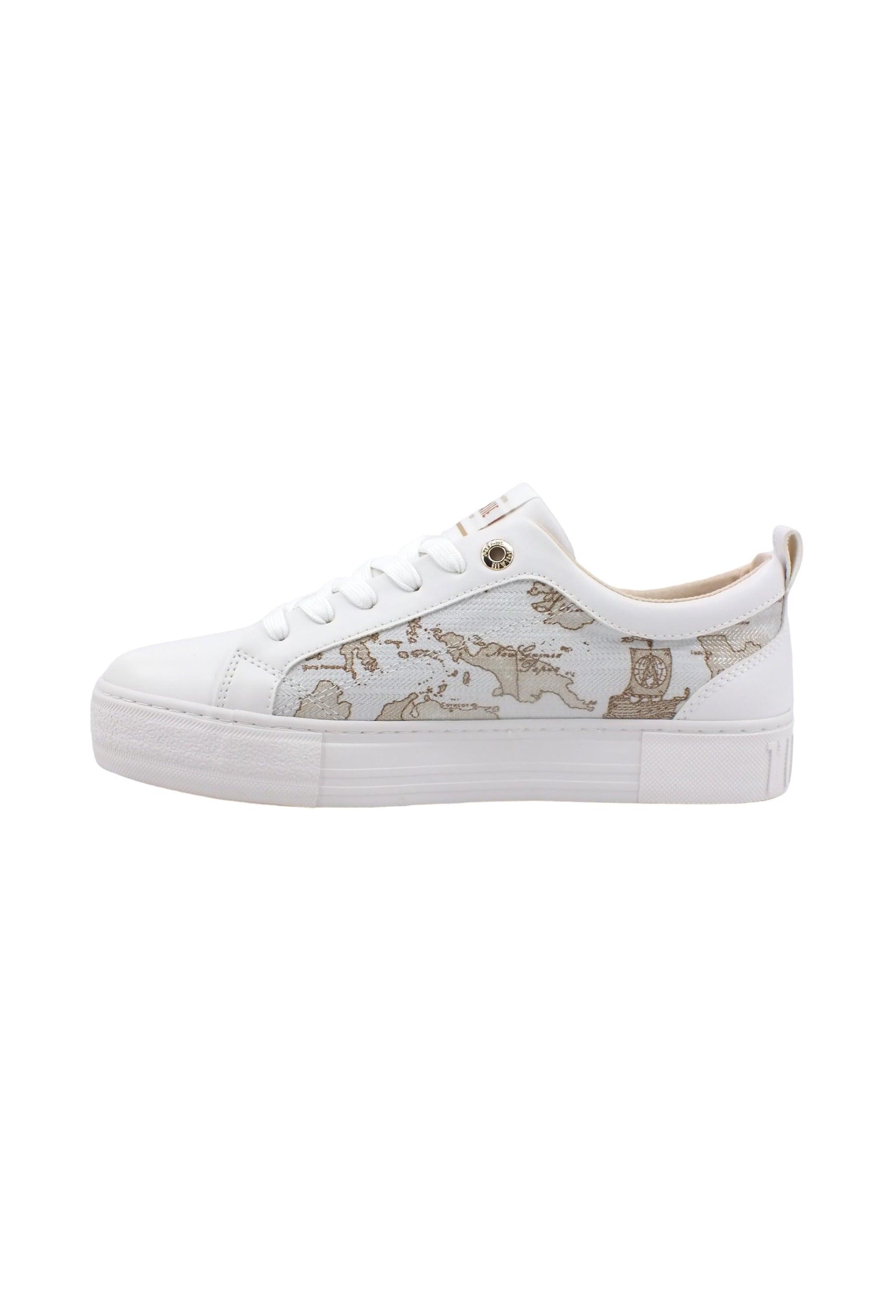 ALVIERO MARTINI 1° CLASSE Sneaker Donna White Safari Geo N1497-0558 - Sandrini Calzature e Abbigliamento