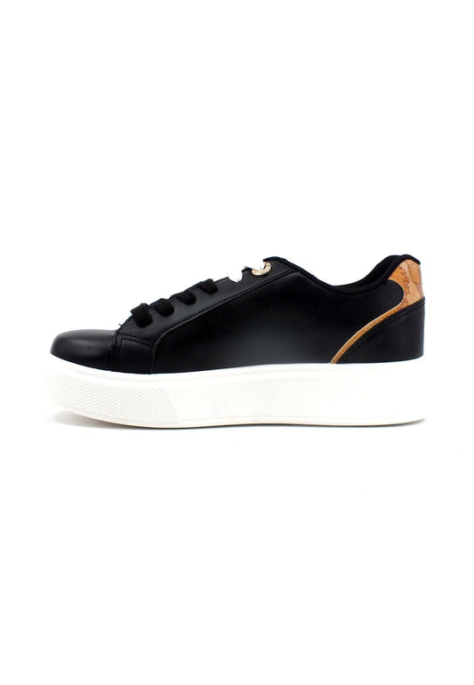 ALVIERO MARTINI 1° CLASSE Sneaker Geo Gold Donna Black Z0393-201H - Sandrini Calzature e Abbigliamento