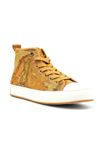 ALVIERO MARTINI 1° CLASSE Sneaker Hi Donna Geo Beige N1811-0109 - Sandrini Calzature e Abbigliamento