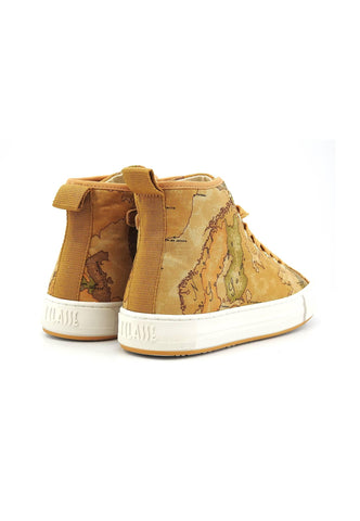 ALVIERO MARTINI 1° CLASSE Sneaker Hi Donna Geo Beige N1811-0109 - Sandrini Calzature e Abbigliamento