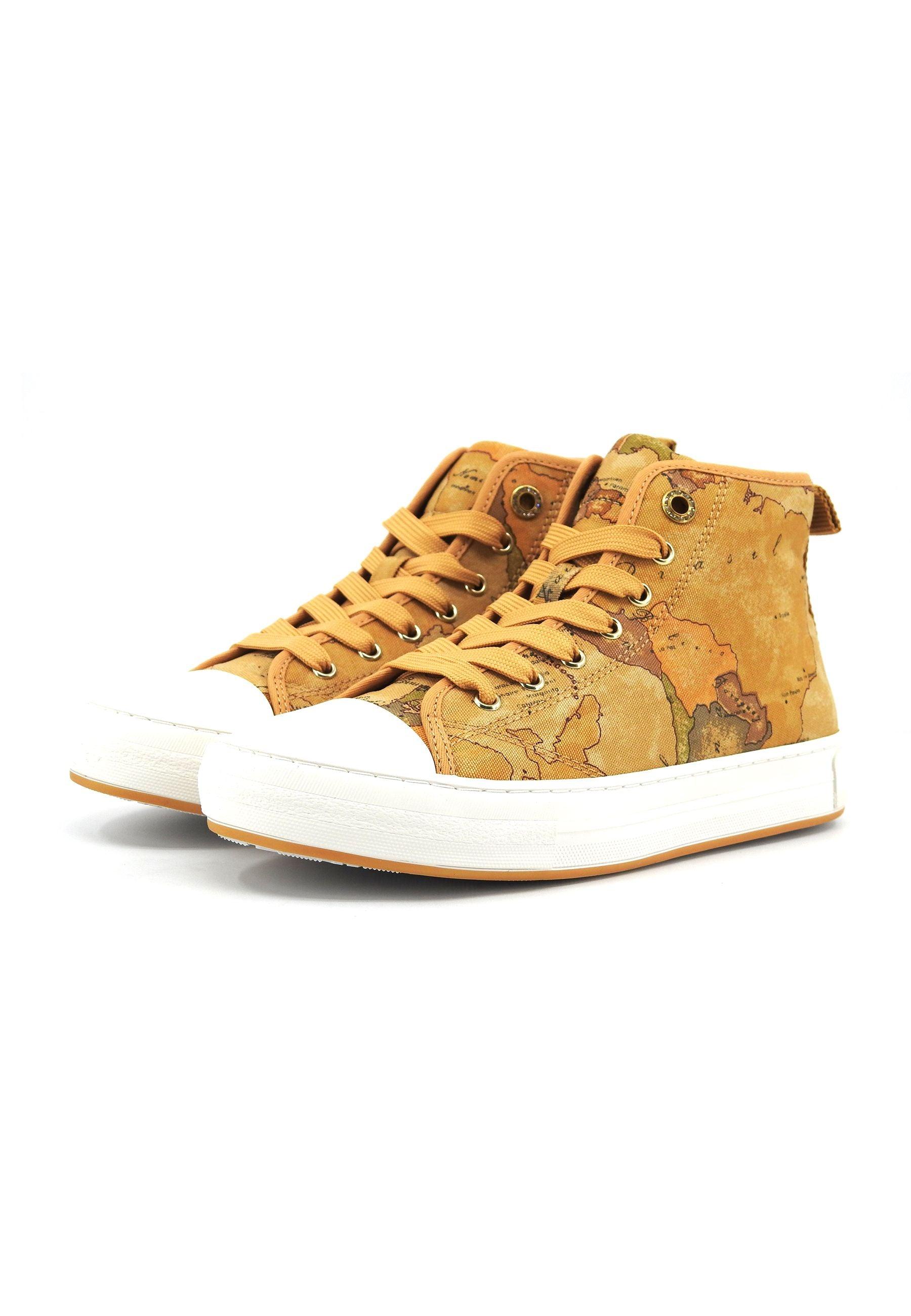 ALVIERO MARTINI 1° CLASSE Sneaker Hi Donna Geo Beige N1811-0109 - Sandrini Calzature e Abbigliamento