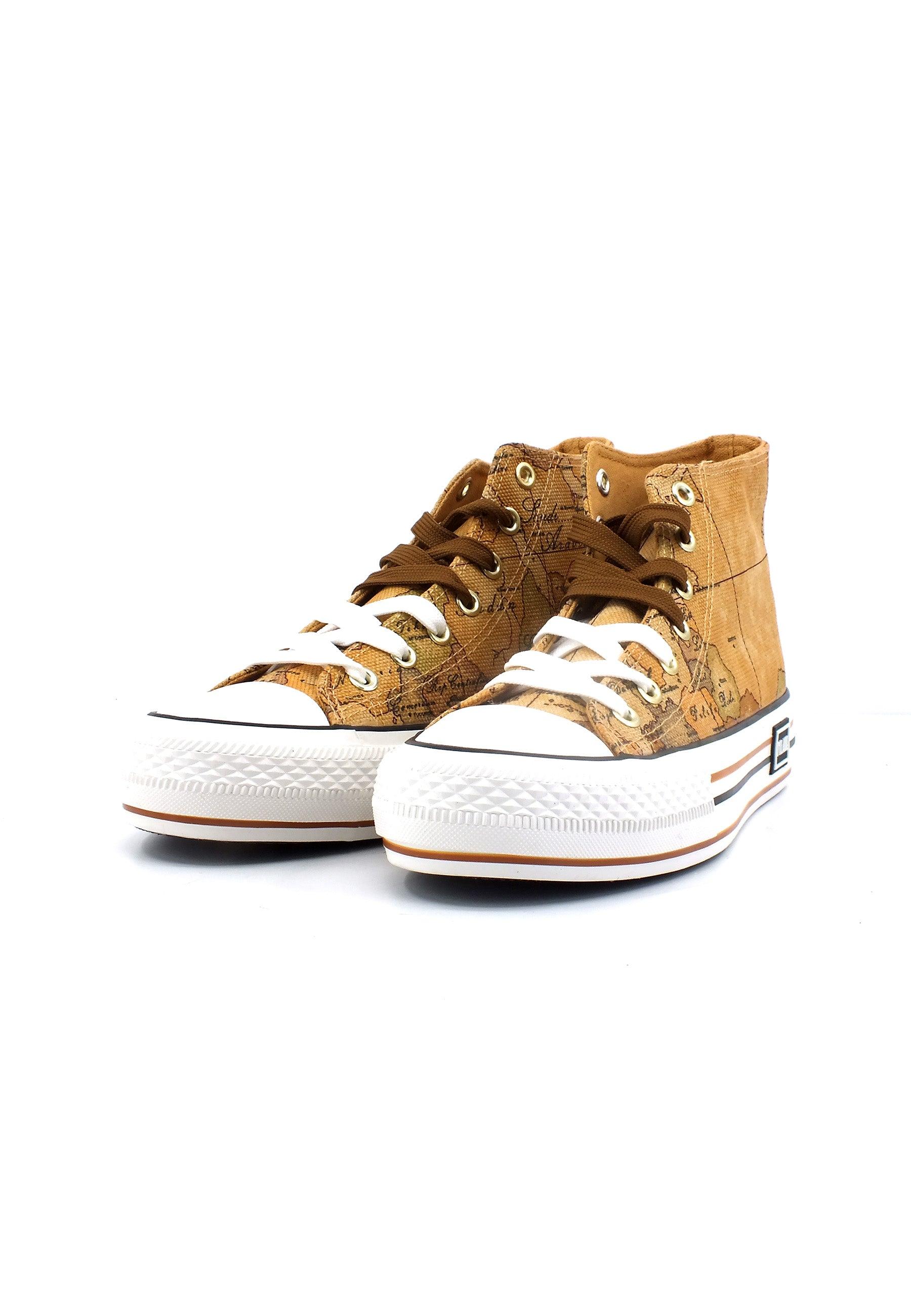 ALVIERO MARTINI 1° CLASSE Sneaker Hi Donna Geo Natural Z0574-9391 - Sandrini Calzature e Abbigliamento
