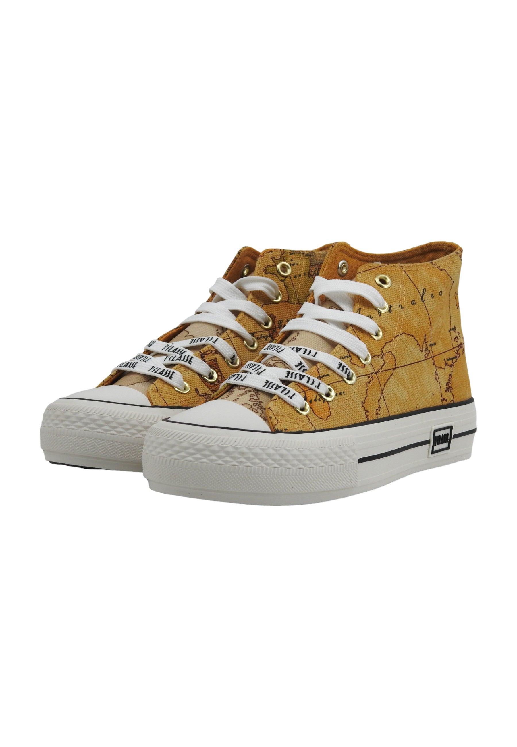 ALVIERO MARTINI 1° CLASSE Sneaker Hi Donna Natural Beige Z0864-391Z - Sandrini Calzature e Abbigliamento