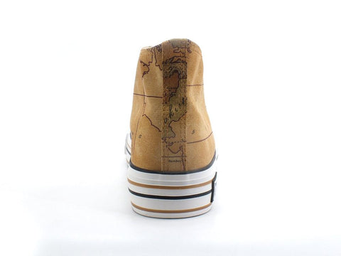 ALVIERO MARTINI 1° CLASSE Sneaker Hi Geo Natural Beige Z0256-9430 - Sandrini Calzature e Abbigliamento