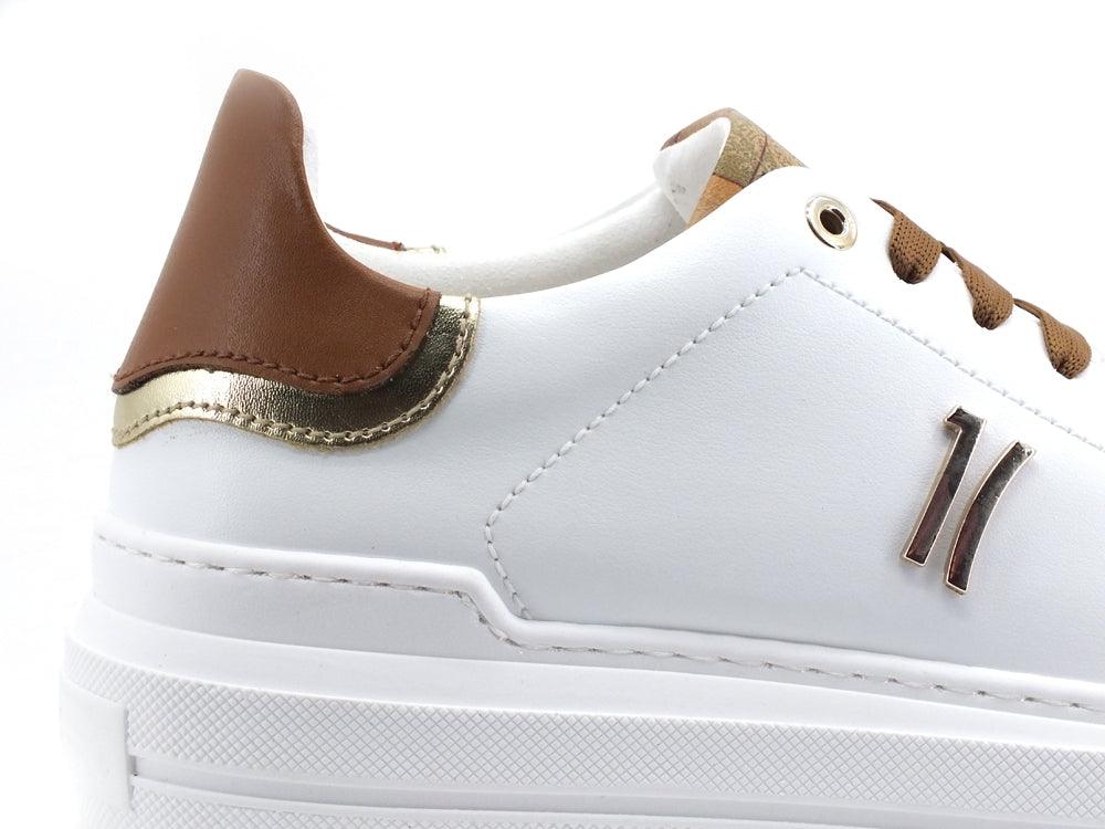 ALVIERO MARTINI 1° CLASSE Sneaker Logo Geo White Bianco Z0250-753D - Sandrini Calzature e Abbigliamento