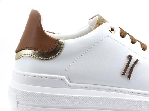 ALVIERO MARTINI 1° CLASSE Sneaker Logo Geo White Bianco Z0250-753D - Sandrini Calzature e Abbigliamento