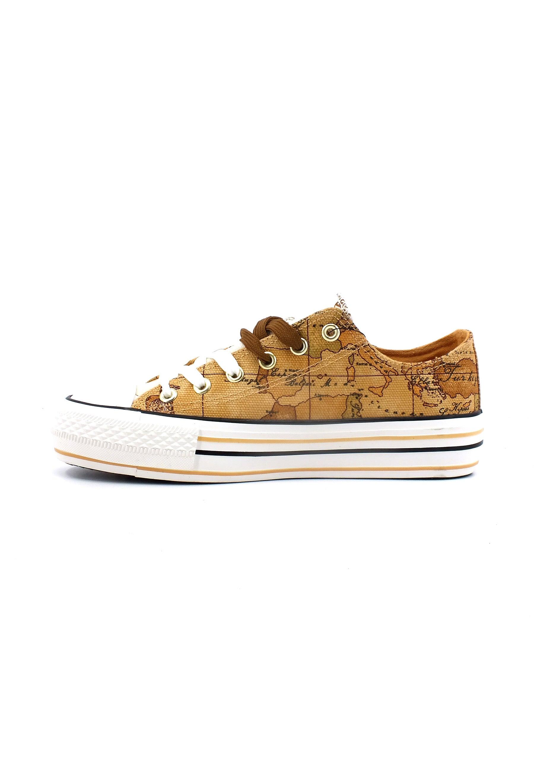 ALVIERO MARTINI 1° CLASSE Sneaker Ox Donna Geo Natural Z0573-3915 - Sandrini Calzature e Abbigliamento