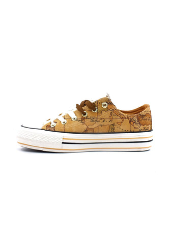 ALVIERO MARTINI 1° CLASSE Sneaker Ox Donna Geo Natural Z0573-3915 - Sandrini Calzature e Abbigliamento
