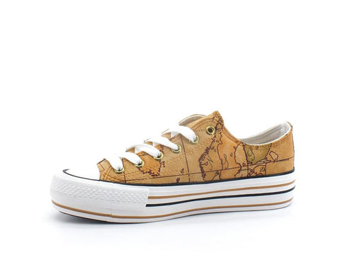 ALVIERO MARTINI 1° CLASSE Sneaker Platform Geo Natural Beige Z0255-9430 - Sandrini Calzature e Abbigliamento