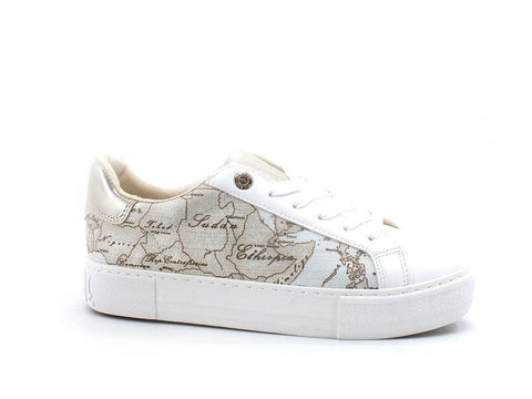 ALVIERO MARTINI 1° CLASSE Sneaker Platform Geo Safarti White Bianco N1145-0208 - Sandrini Calzature e Abbigliamento