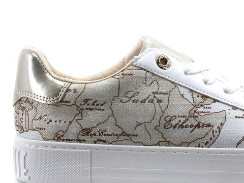 ALVIERO MARTINI 1° CLASSE Sneaker Platform Geo Safarti White Bianco N1145-0208 - Sandrini Calzature e Abbigliamento