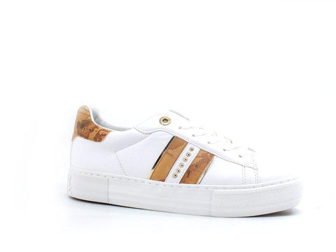 ALVIERO MARTINI 1° CLASSE Sneaker Platform Geo White Beige N1152-0289 - Sandrini Calzature e Abbigliamento