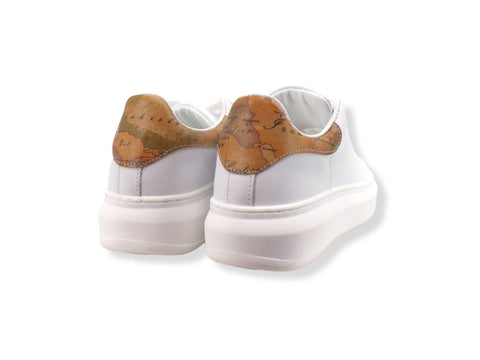 ALVIERO MARTINI 1° CLASSE Sneaker Platform Retro Geo White Z0252-578A - Sandrini Calzature e Abbigliamento