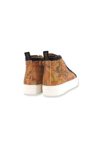 ALVIERO MARTINI 1° CLASSE Sneaker Punta Black Donna Black Geo Beige 1297-0208 - Sandrini Calzature e Abbigliamento