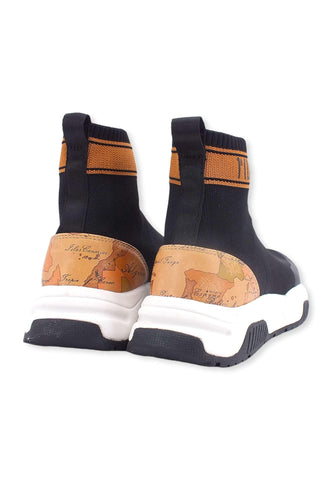 ALVIERO MARTINI 1° CLASSE Sneaker Sock Donna Black Geo N1318-1219 - Sandrini Calzature e Abbigliamento