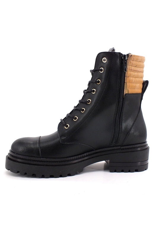 ALVIERO MARTINI 1° CLASSE Stivaletto Anfibio Donna Black Z0314-578B - Sandrini Calzature e Abbigliamento