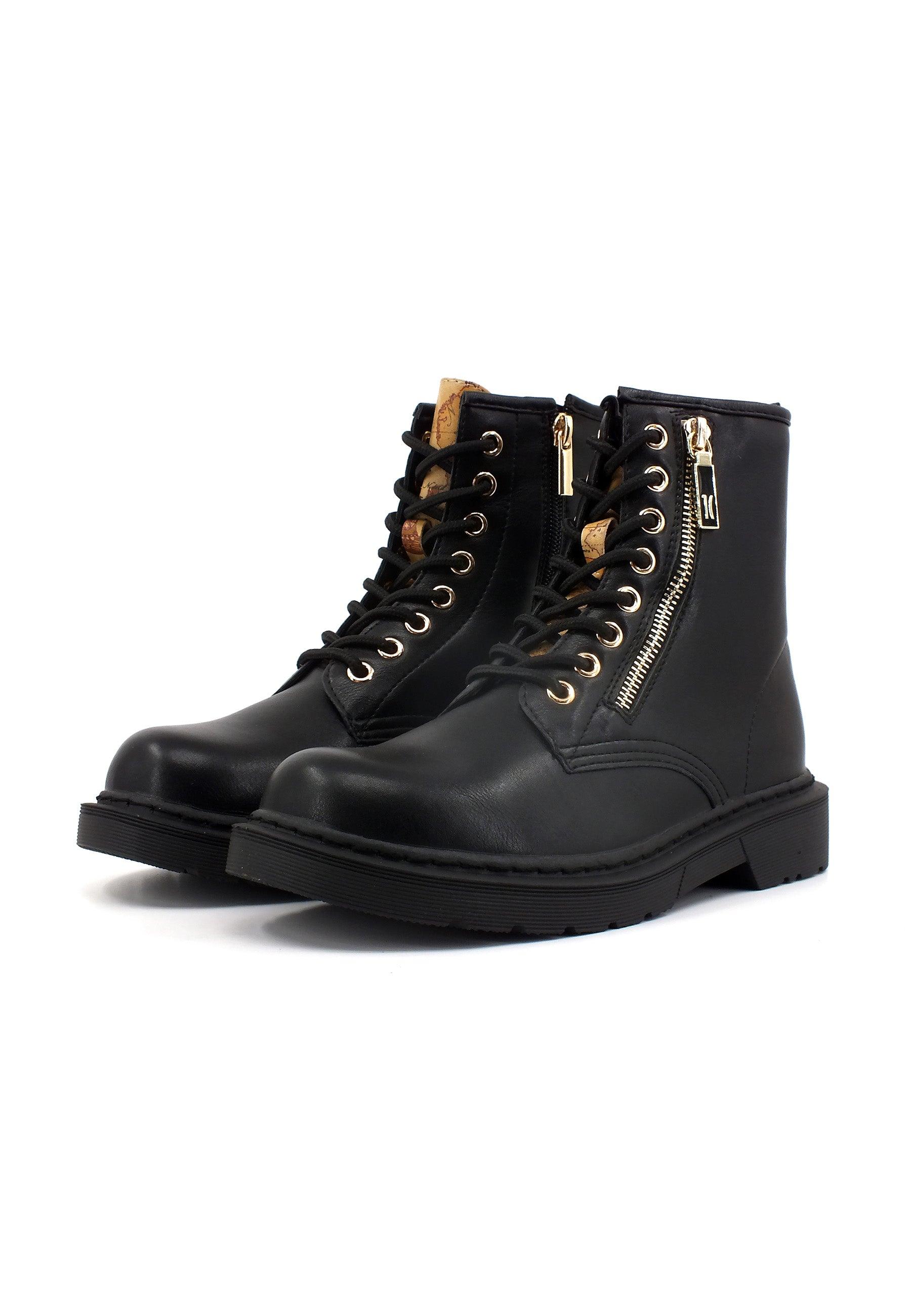 ALVIERO MARTINI 1° CLASSE Stivaletto Anfibio Donna Black Z0642-201C - Sandrini Calzature e Abbigliamento