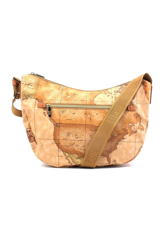 ALVIERO MARTINI 1° CLASSE Tracolla Large Shoulder Bag Walnut GU68-S578 - Sandrini Calzature e Abbigliamento