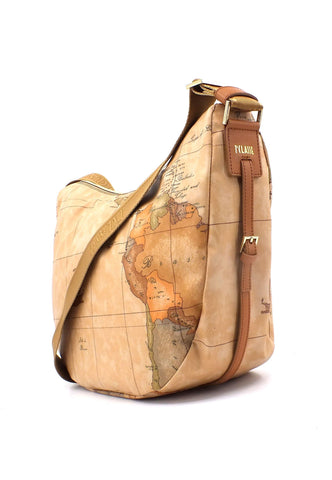 ALVIERO MARTINI 1° CLASSE Tracolla Large Shoulder Bag Walnut GU68-S578 - Sandrini Calzature e Abbigliamento