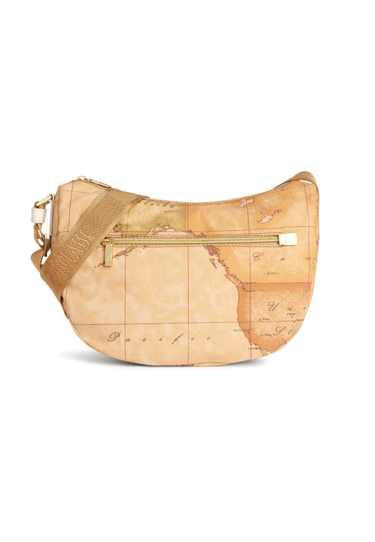 ALVIERO MARTINI 1° CLASSE Tracolla Shoulder Bag White Cotton GU69-S578 - Sandrini Calzature e Abbigliamento
