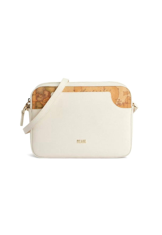 ALVIERO MARTINI 1° CLASSE Tracolla Shoulder Bag White Cotton GU92-9407 - Sandrini Calzature e Abbigliamento