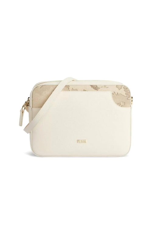 ALVIERO MARTINI 1° CLASSE Tracolla Shoulder Bag White Cotton GU92-S407 - Sandrini Calzature e Abbigliamento