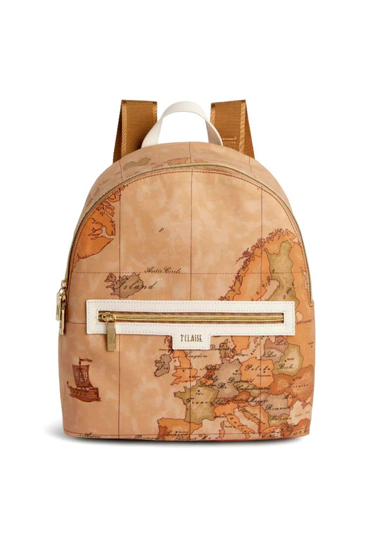 ALVIERO MARTINI 1° CLASSE Zaino Donna Beige White Cotton GU71-S578 - Sandrini Calzature e Abbigliamento