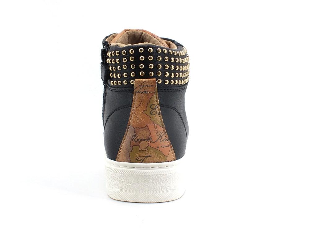 ALVIERO MARTINI 1A CLASSE Sneaker Platform Borchie Black Geo Beige N0991-0193 - Sandrini Calzature e Abbigliamento