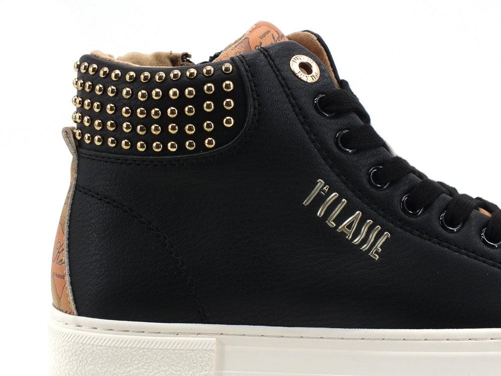 ALVIERO MARTINI 1A CLASSE Sneaker Platform Borchie Black Geo Beige N0991-0193 - Sandrini Calzature e Abbigliamento
