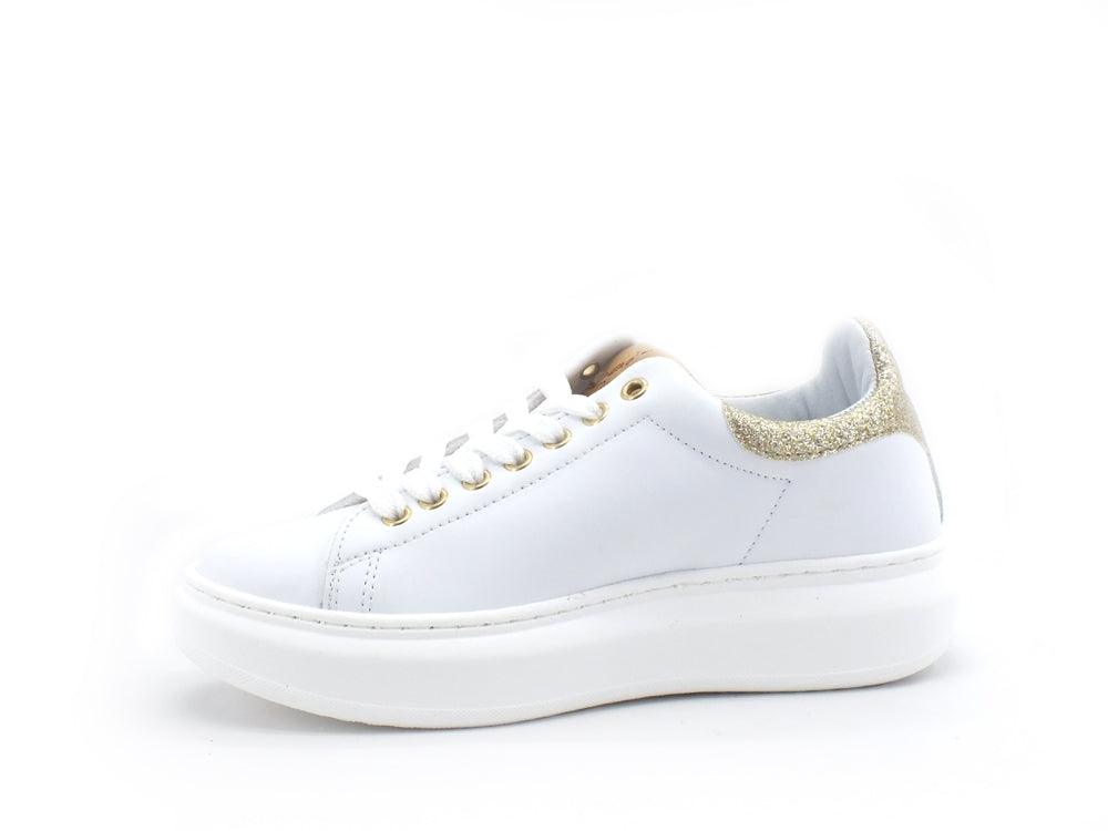 ALVIERO MARTINI 1A CLASSE Sneaker Platform Retro Glitter White N0122-535I - Sandrini Calzature e Abbigliamento