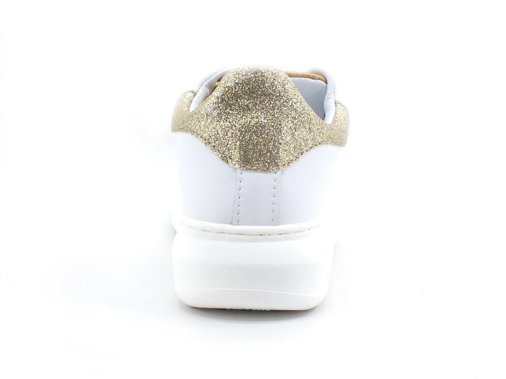ALVIERO MARTINI 1A CLASSE Sneaker Platform Retro Glitter White N0122-535I - Sandrini Calzature e Abbigliamento