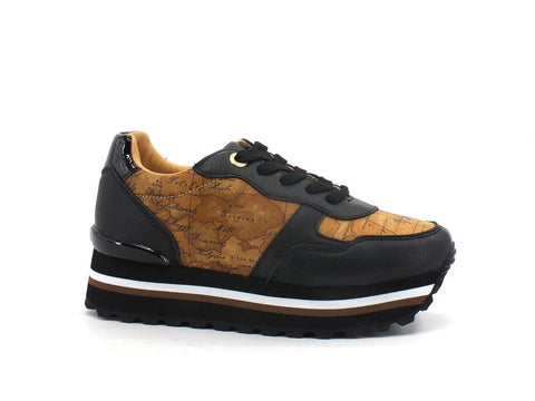 ALVIERO MARTINI 1A CLASSE Sneaker Running Black Beige Geo N1004-0208 - Sandrini Calzature e Abbigliamento