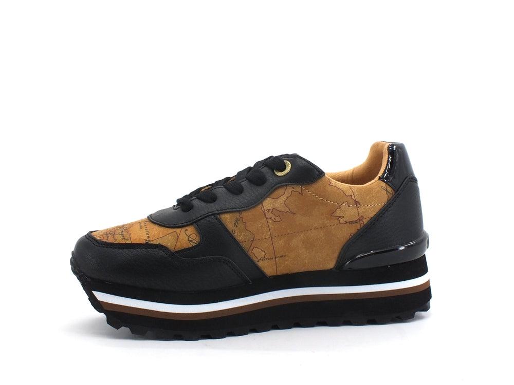 ALVIERO MARTINI 1A CLASSE Sneaker Running Black Beige Geo N1004-0208 - Sandrini Calzature e Abbigliamento