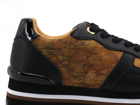 ALVIERO MARTINI 1A CLASSE Sneaker Running Black Beige Geo N1004-0208 - Sandrini Calzature e Abbigliamento