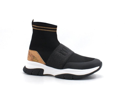 ALVIERO MARTINI 1A CLASSE Sneaker Running Black Geo Beige N1002-1219 - Sandrini Calzature e Abbigliamento