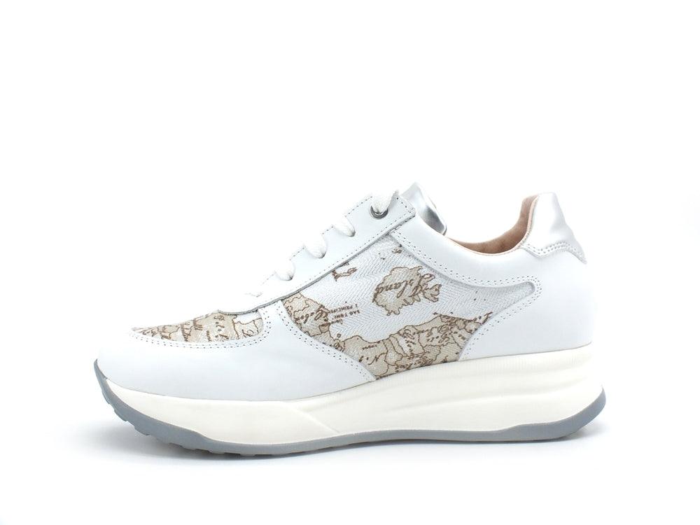 ALVIERO MARTINI 1A CLASSE Sneaker Running Donna Pelle White Geo N0623-0030 - Sandrini Calzature e Abbigliamento