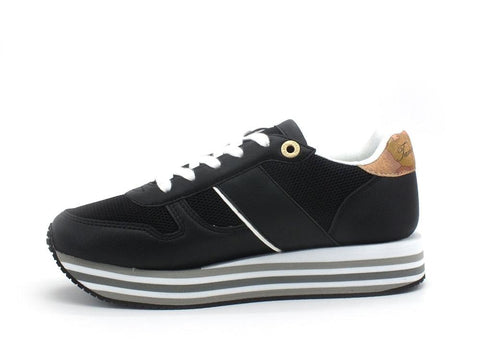 ALVIERO MARTINI 1A CLASSE Sneaker Running Platform Geo Black White N0565-0208 - Sandrini Calzature e Abbigliamento