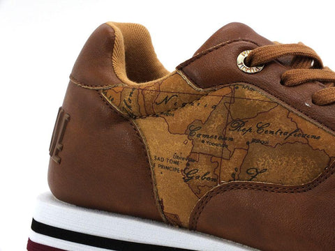 ALVIERO MARTINI 1A CLASSE Sneakers Cuoio Geo Beige P3A4-10711 - Sandrini Calzature e Abbigliamento