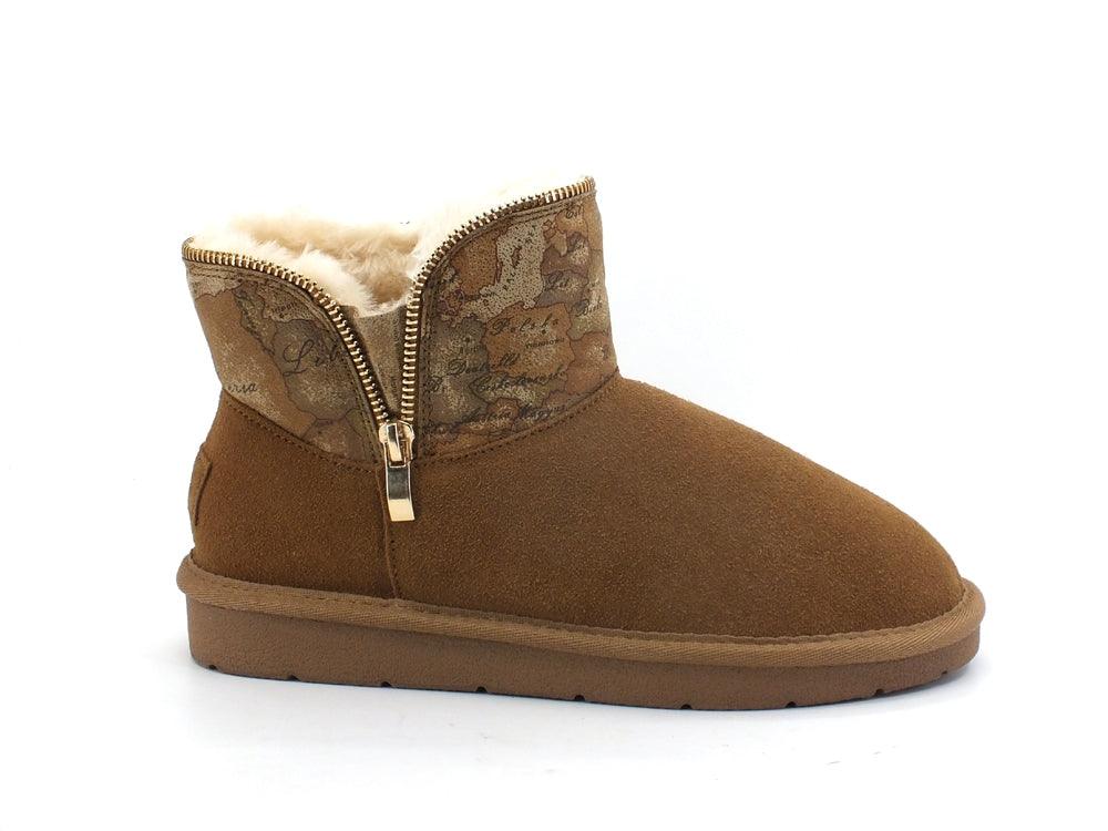 ALVIERO MARTINI 1A CLASSE Stivaletto Pelo Zip Camel N0124-407A - Sandrini Calzature e Abbigliamento