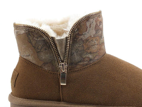 ALVIERO MARTINI 1A CLASSE Stivaletto Pelo Zip Camel N0124-407A - Sandrini Calzature e Abbigliamento