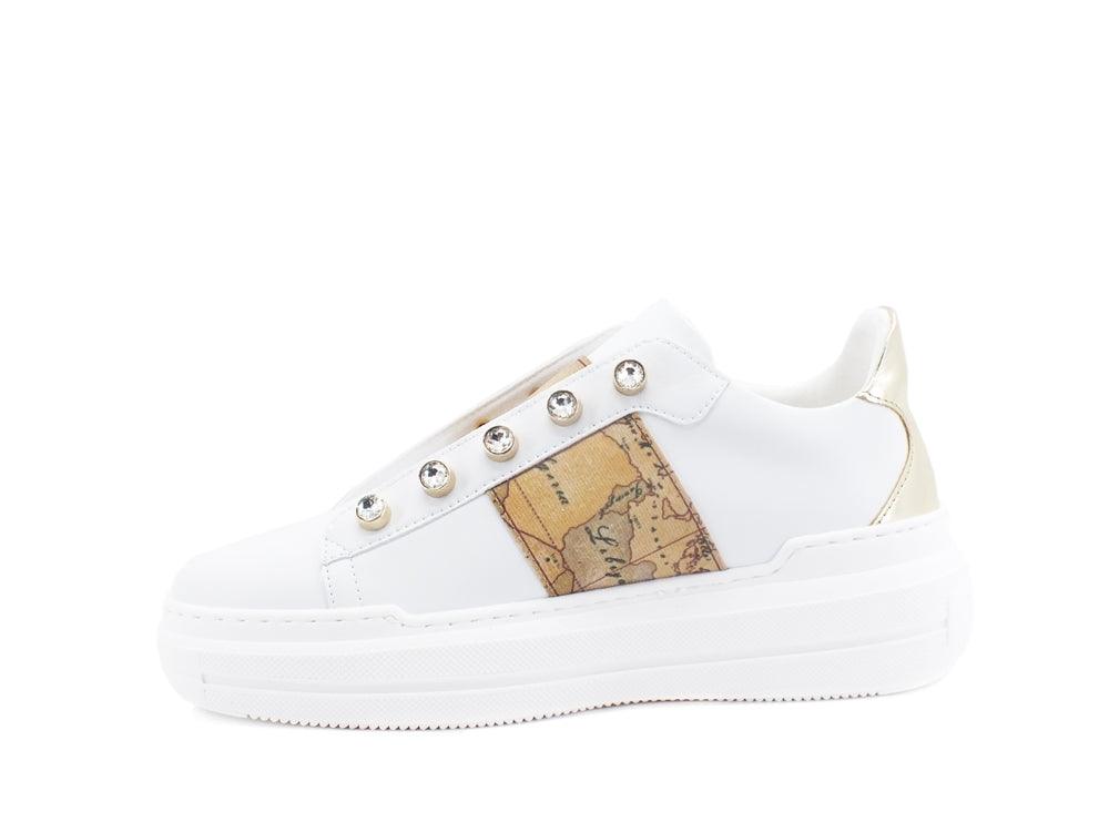 ALVIERO MARTINI 1A CLASSSE Sneaker Platform Geo White Z0094-201N - Sandrini Calzature e Abbigliamento